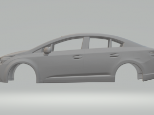 Toyota avensis 2009 3D 프린트 모델