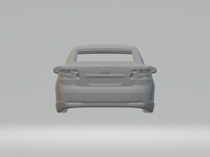 Toyota avensis 2009 3D 프린트 모델
