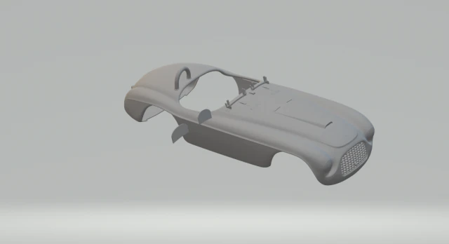 1948 Ferrari 166MM Barchetta 3D Print Model .c4d .max .obj .3ds .fbx .stl .blend 