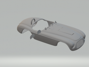 1948 Ferrari 166MM Barchetta 3D Print Model