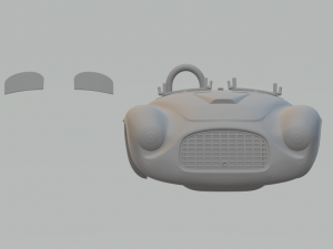 1948 Ferrari 166MM Barchetta 3D-Druckmodell