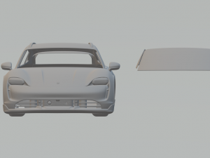 Porsche taycan cross turismo turbo s 22 3D Print Model