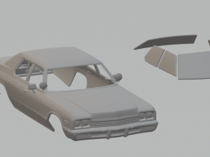 Dodge monaco 3D प्रिंट मॉडल