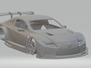 Lexus rcf gt3 3D Print Model