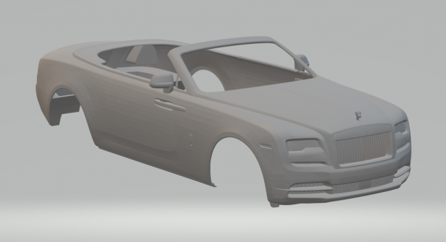 Dawn cabriolet 16 3Dプリントモデル .c4d .max .obj .3ds .fbx .stl .blend 