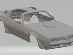 Pontiac firebird trans am 77 3D Print Model