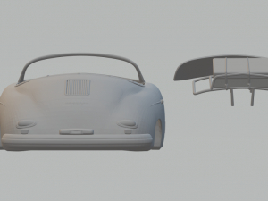 Porsche 356a speedster 3D Print Model