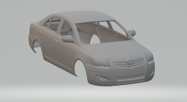 Toyota Avensis sedan 06 Modello di stampa 3D .c4d .max .obj .3ds .fbx .stl .blend 