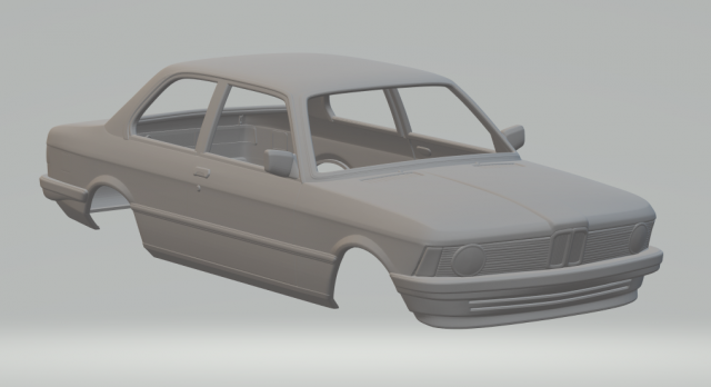 3 series e21 coupe 75 3D Print Model .c4d .max .obj .3ds .fbx .stl .blend 
