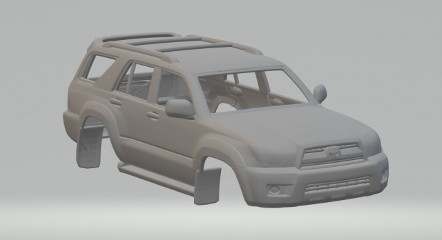 TOYOTA 4RUNNER 05 3D-Druckmodell .c4d .max .obj .3ds .fbx .stl .blend 