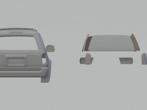 TOYOTA 4RUNNER 3D 프린트 모델