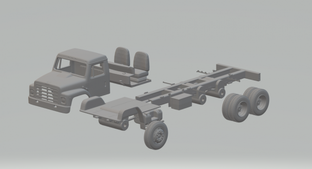 International s1900 3D Print Model .c4d .max .obj .3ds .fbx .stl .blend 