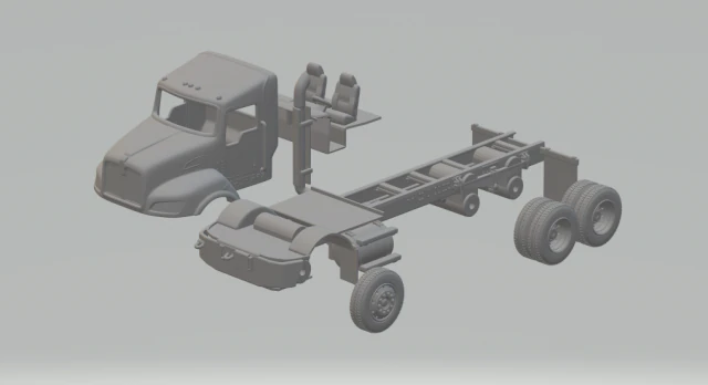 Kenworth T470 09 3D Print Model .c4d .max .obj .3ds .fbx .stl .blend