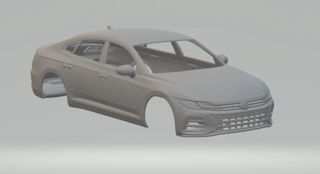 Volkswagen arteon 2022 3D Print Model .c4d .max .obj .3ds .fbx .stl .blend 