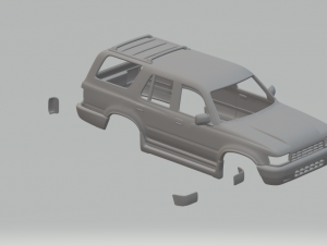 Toyota 4runner 92 Modello di stampa 3D