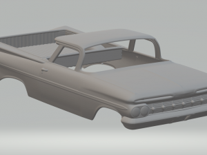 Chevrolet el camino 59 3D Print Model