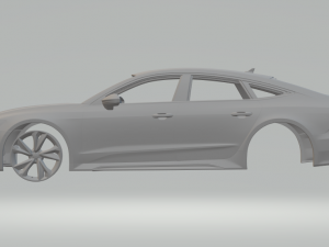 Audi rs7 sportback 3D 打印模型