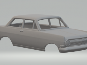Opel rekord mk4 sedan 63 3D-printmodel