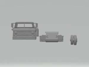 C6001957 coe truck 3D Print Model