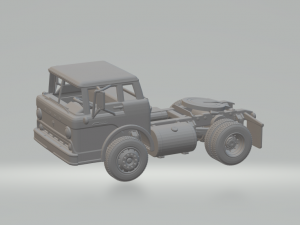 C6001957 coe truck 3Dプリントモデル