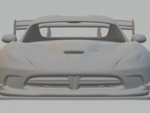Dodge viper acr 3D Print Model