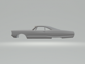 Pontiac Bonneville Hardtop 66 3D Принт Модель