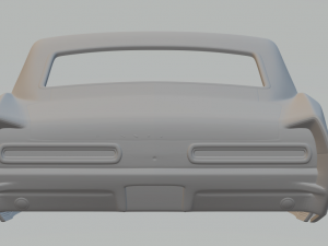 Pontiac Bonneville Hardtop 66 3D Принт Модель
