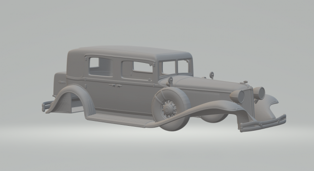 Chrysler imperial sedan 31 3D Print Model .c4d .max .obj .3ds .fbx .stl .blend 