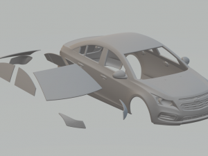 Chevrolet cruze sedan 15 3D Print Model