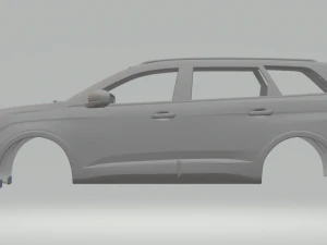 Peugeot 5008 3D Print Model