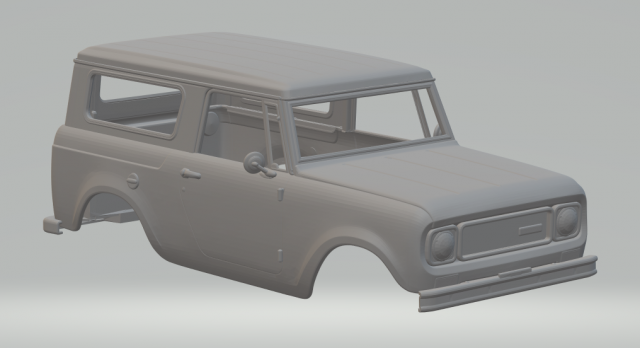 International scout 3D 打印模型 .c4d .max .obj .3ds .fbx .stl .blend 