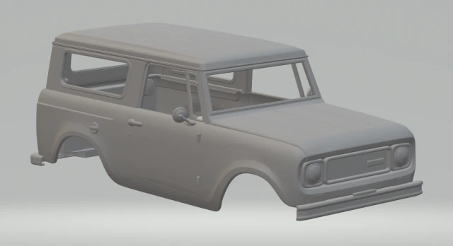 International scout 3D Print Model .c4d .max .obj .3ds .fbx .stl .blend 