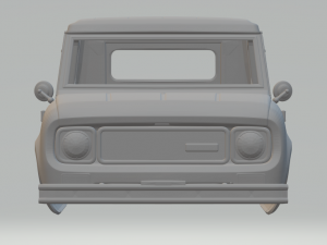 International scout 3D 打印模型