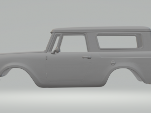 International scout 3D 打印模型