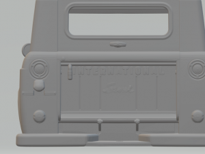 International scout 3D 打印模型