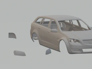 Holden Commodore e Sportwagon 2012 Modelo de Impressão 3D
