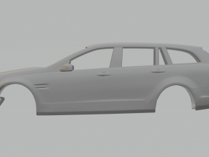 Holden commodore ve sportwagon 2012 Model Cetak 3D