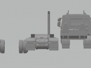 Renault kerax 3D Baskı Modeli