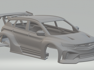 Geely binyue gsc racing concept 3D Print Model