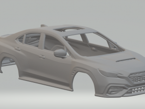 Subaru wrx 22 3D Print Model