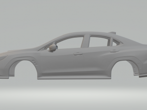 Subaru wrx 22 3D Print Model