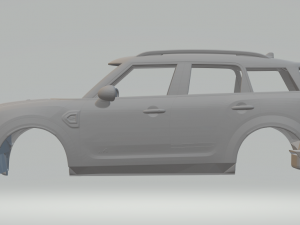 Mini countryman 3D 프린트 모델
