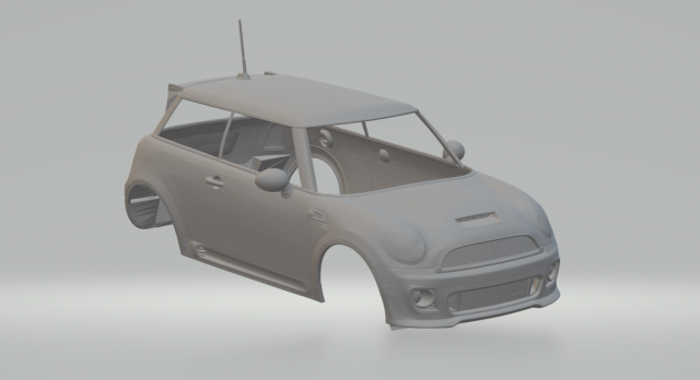 Mini jcw gp Model do druku 3D .c4d .max .obj .3ds .fbx .stl .blend 