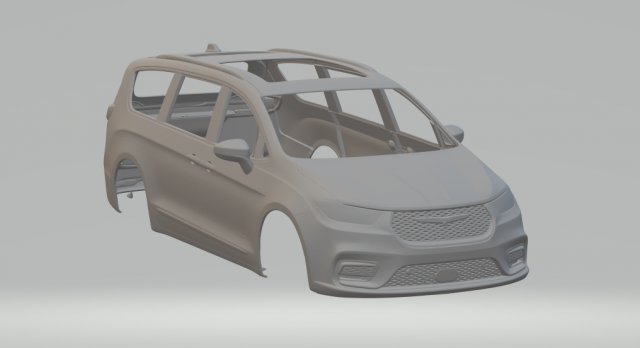 Chrysler pacifica 2022 3D 프린트 모델 .c4d .max .obj .3ds .fbx .stl .blend 