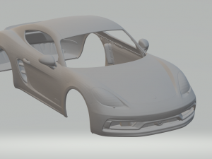 Porsche 718 cayman gts 3D Print Model