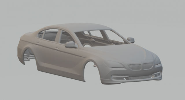Series 6 640i Gran Coup 3D Принт Модель .c4d .max .obj .3ds .fbx .stl .blend 