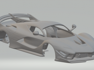 Ferrari fxx evo 3D Print Model