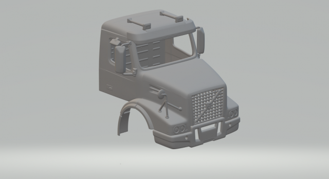 Volvo vhd 3Dプリントモデル .c4d .max .obj .3ds .fbx .stl .blend 