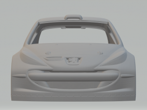 PEUGEOT 207 RALLY Modèles 3D en vedette