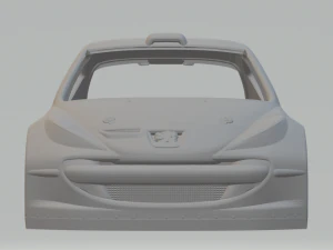 PEUGEOT 207 RALLY 3D Print Model